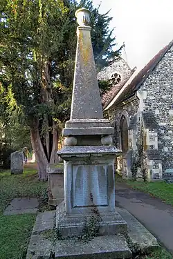 The Johnson obelisk