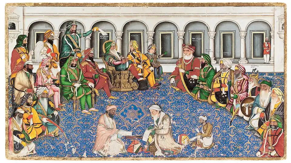 Darbar (court) of Maharaja Ranjit Singh