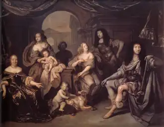 The French Royal Family in circa 1663.