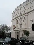 The High Commission seen from Halkin Place