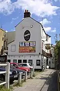 The Gloucester Arms public house, close to the Burton Taylor Studio.