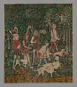 "The Hunters Enter the Woods"