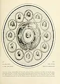 Montage of Robert E. Lee and his staff.[12]