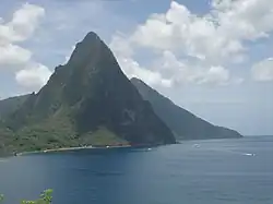 Pitons from the northern viewpoint