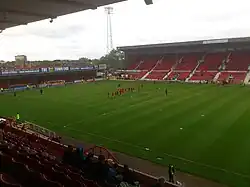 The Kingswood stand at the County Ground, Swindon Town F.C.'s stadium