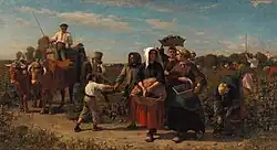 Jules Breton, The Vintage at Château Lagrange, 1864