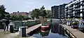 New Islington marina in May
