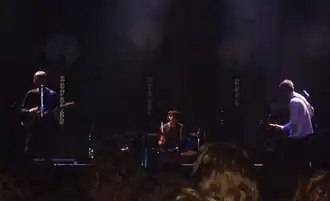 The Rascals performing at the Cardiff International Arena in June 2007.