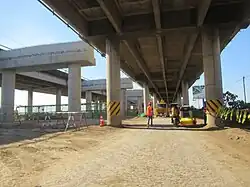 Bored piles, columns, crossheads and girders