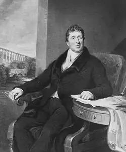 Image 18Thomas Telford, the "Colossus of the Roads" in early 19th century Britain (from History of road transport)