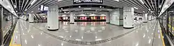 Platform 4 panorama (Line 21 alighting platform)