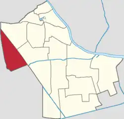 Location within Hexi District