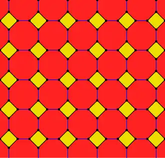 Truncated square tiling