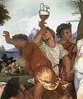 Tiziano, The Bacchanal of the Andrians.