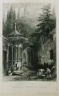 Karacaahmet cemetery, Hoca Sadettin Efendi Sebili, 1838
