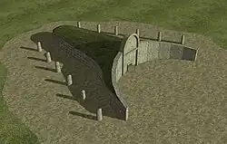 A 3D model of how the site may have once looked