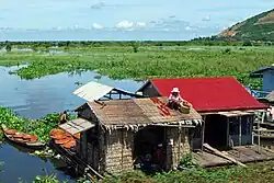 Image 20A fishing hut on the Tonle Sap (from Agriculture in Cambodia)