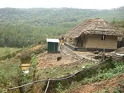 New cabin with elephant proof trench near Top Station