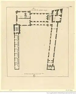 First floor of the renaissance castle