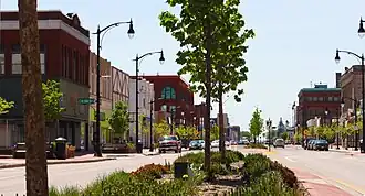 Tower Avenue in downtown Superior