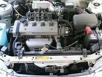 5A-FE engine with updated intake manifold