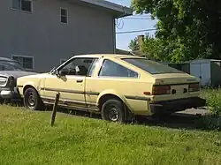 1980–1982 Corolla SR5 liftback coupé (TE72; Canada)