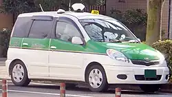 Taxi specification (facelift, Japan)