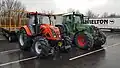 Modern tractors, an Ursus 11054 and Fendt 820