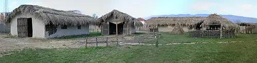 Reconstruction of a settlement at Tumba Madzari, Macedonia