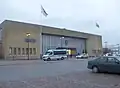 Turku Central railway station with parking places