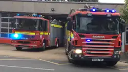 Two fire engines responding from Hemel Hempstead