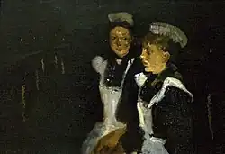 Georg Hendrik Breitner (1890): Two servants, Teylers Museum Haarlem.