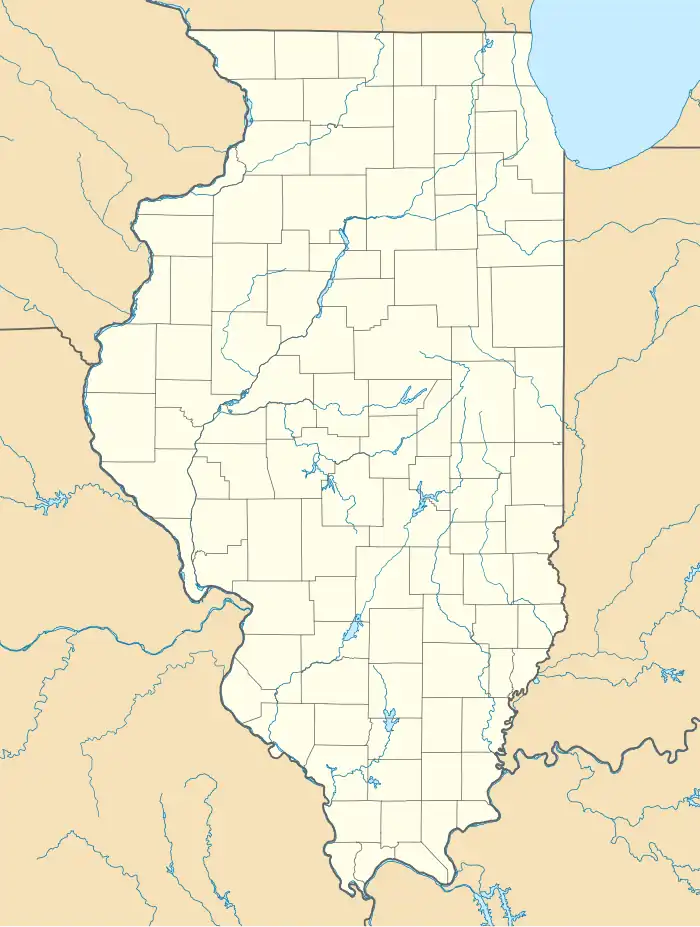 Benjaminville Friends Meeting House and Burial Ground is located in Illinois