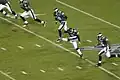 Philadelphia kicks off after scoring a touchdown
