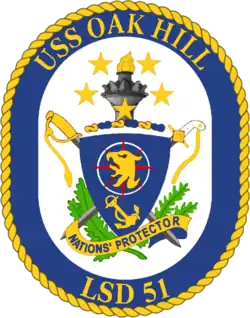 Crest of the USS Oak Hill