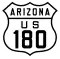 U.S. Route 180 marker