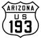 U.S. Route 193 marker