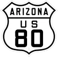 US 80 route marker