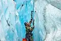 2023: Scaling crevasses wall after recovering remains
