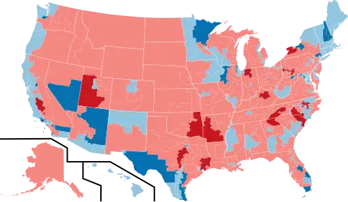2012 House election results map