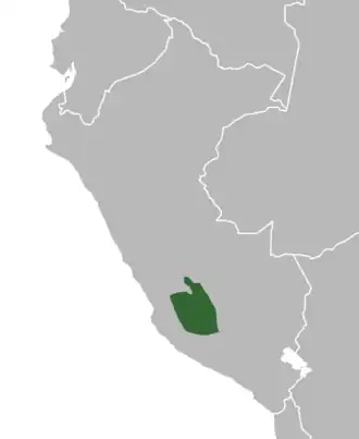 Approximate territory of the Chanka confederation