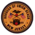 Official seal of Union Beach, New Jersey