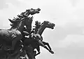 Equine sculpture by Danie de Jager, Lc de Villiers Sports grounds[71]