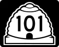 State Route 101 marker