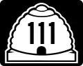 State Route 111 marker