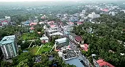 Sky view of vadakara byepass area