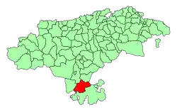 Location of Valdeprado del Río