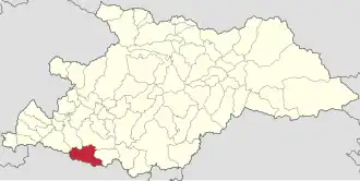 Location in Maramureș County