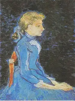 Portrait of Adeline Ravoux June 1890 Private collection (F769)