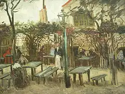 Terrace of a Cafe on Montmartre (La Guinguette) 1886 Musée d'Orsay, Paris (F238)